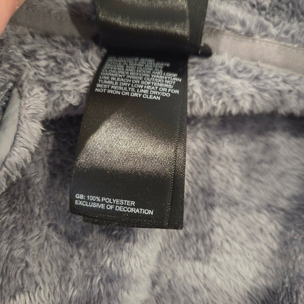 The North Face Womens Fleece Jacket Gray Zip Up Cozy Warm Outerwear Size XL - Picture 8 of 12
